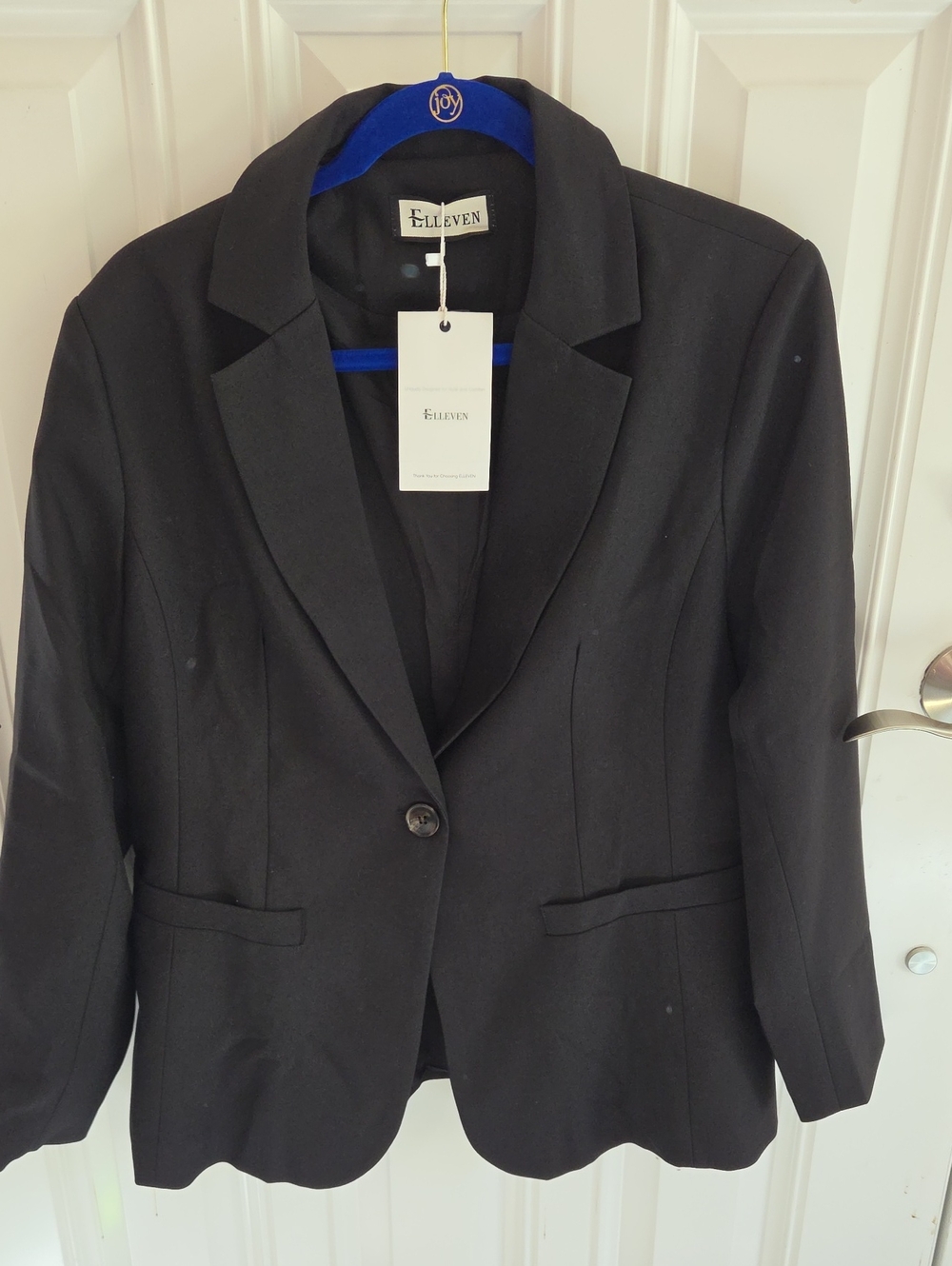 ELLEVEN Woman's Business Casual Black Jacket Size NWT Size XL